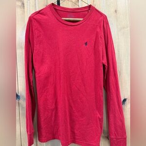 Polo by Ralph Lauren Kids Crimson Long Sleeve Shirt